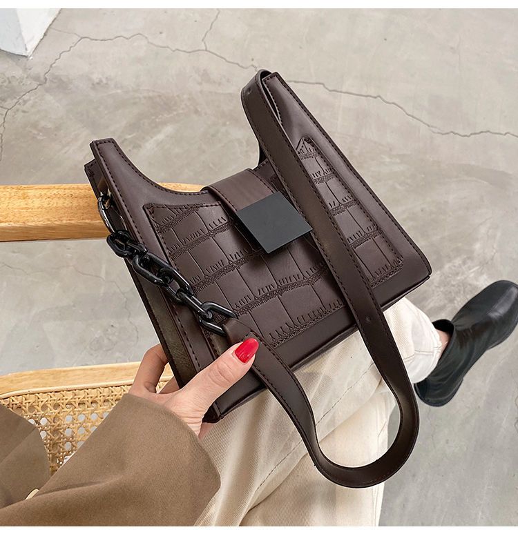 Women's Crossbody Bag Versatile Texture Korean Style Trendy Handbag_voghion.com