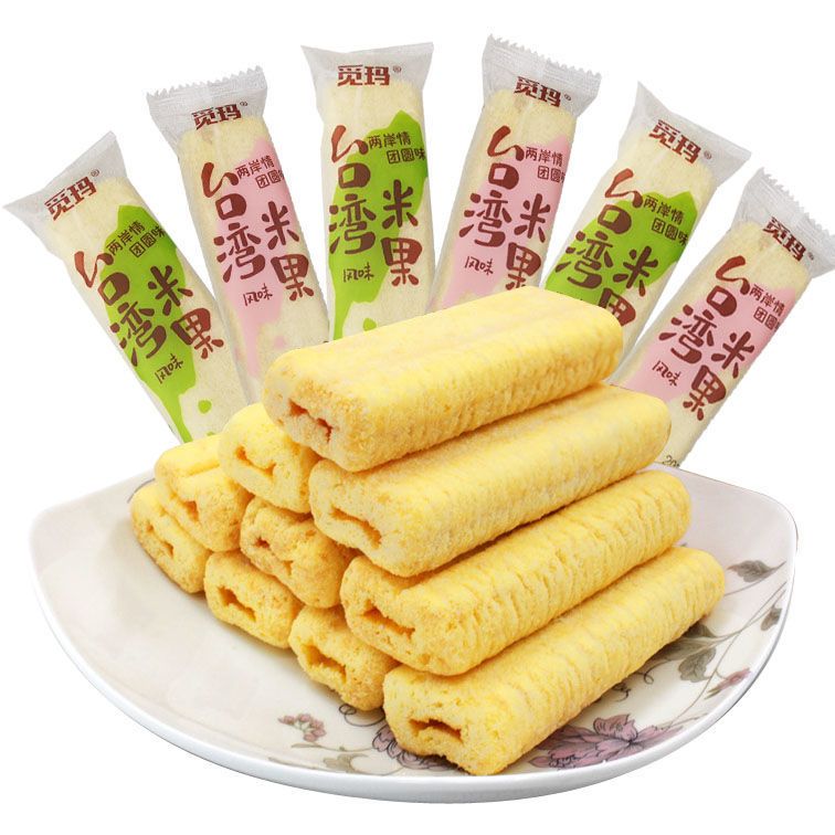 觅玛台湾米饼能量棒海苔芝士味夹心饱满儿童营养早餐