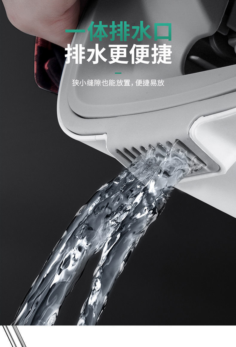 免手洗懒人大号加厚刮刮乐拖把家用旋转拖把干湿分离拖把桶一拖净