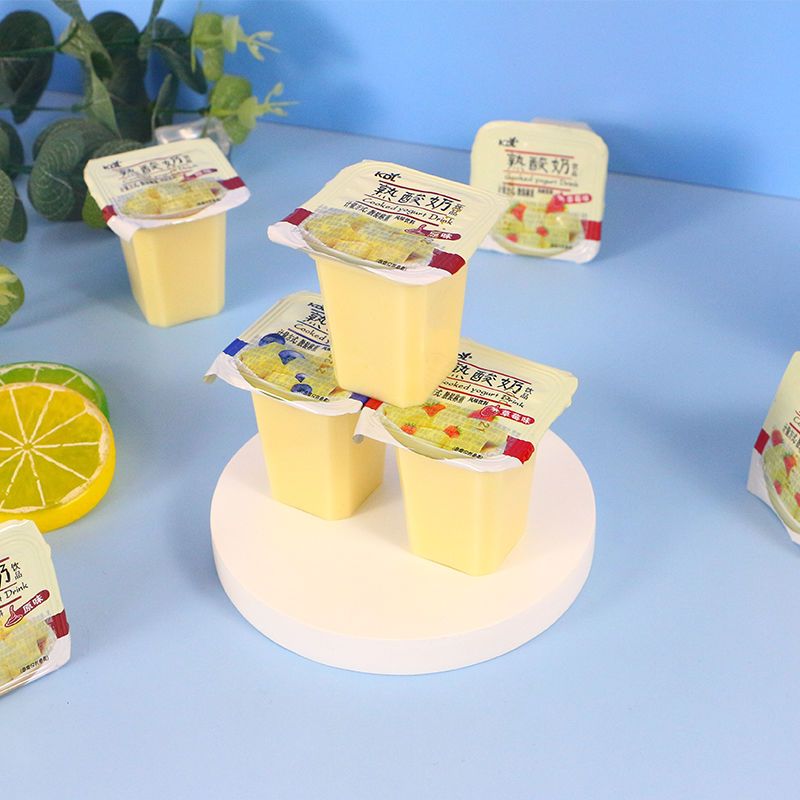 kdl熟酸奶饮品600g13枚草莓水果味浓稠饮料网红零食儿童女生甜食