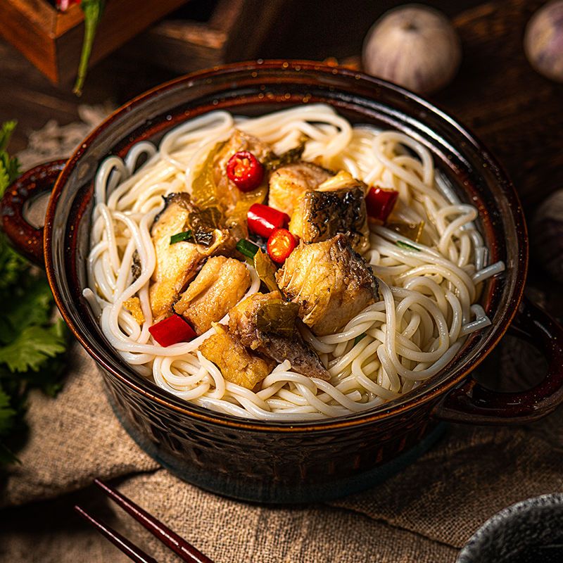 88896-如我愿金汤酸菜鱼粉406g自热米线湖南米粉自煮午餐粉丝自热火锅-详情图