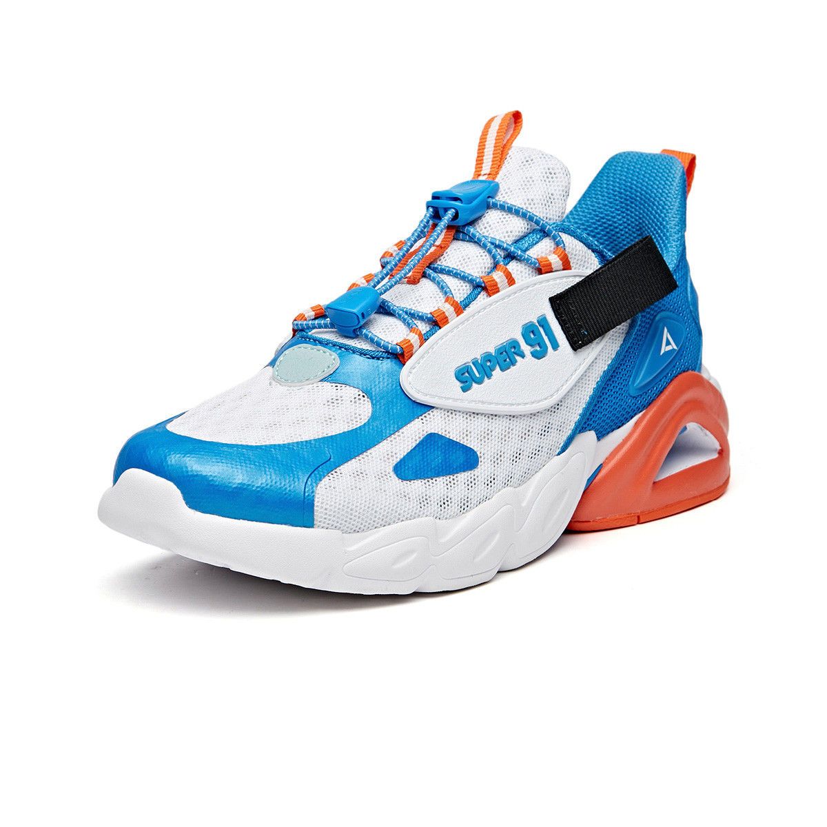 安踏童鞋男童休闲鞋3341码网面超轻柔软大底足弓户外鞋