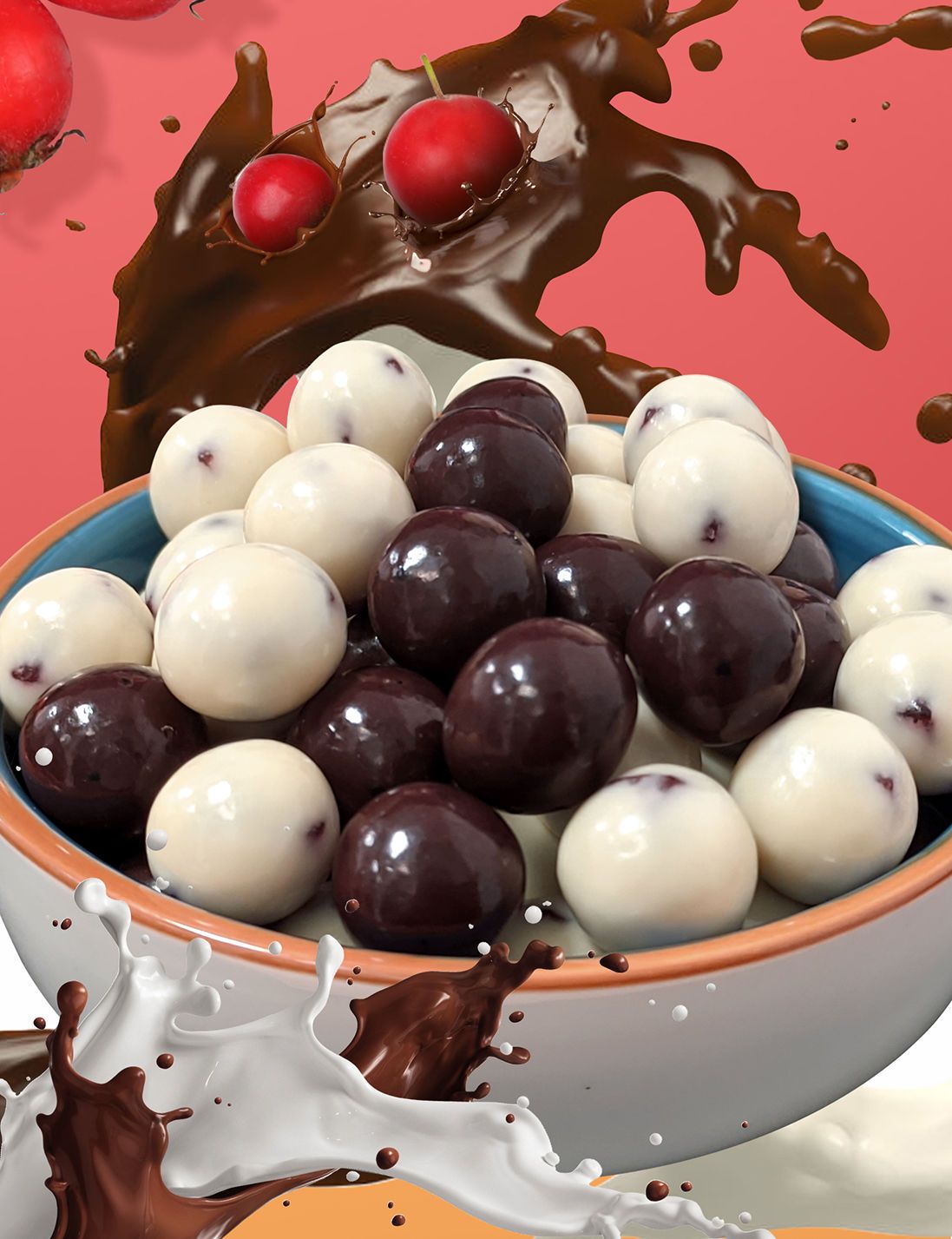 酸奶山楂球500g抖音同款网红夹心黑巧克力山楂球休闲零食小吃100g