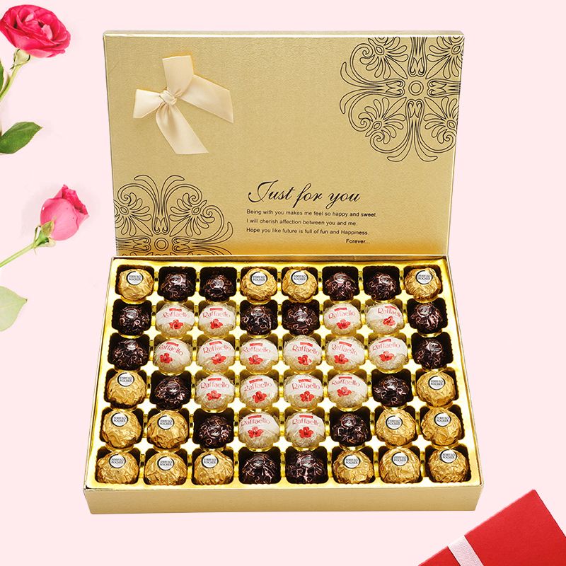 毕业生日礼物费列罗巧克力礼盒装费力罗送女朋友创意七夕情人节