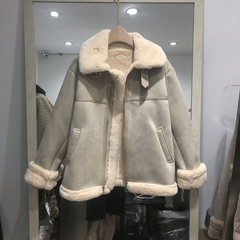 Large size women's fur one fur coat women's coat
