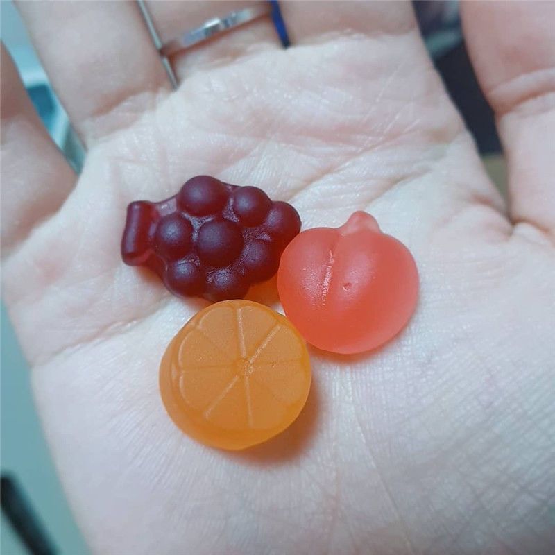 韩国进口零食 乐天LOTTE葡萄 橙子 水蜜桃 三种水果口味VC软糖主图3