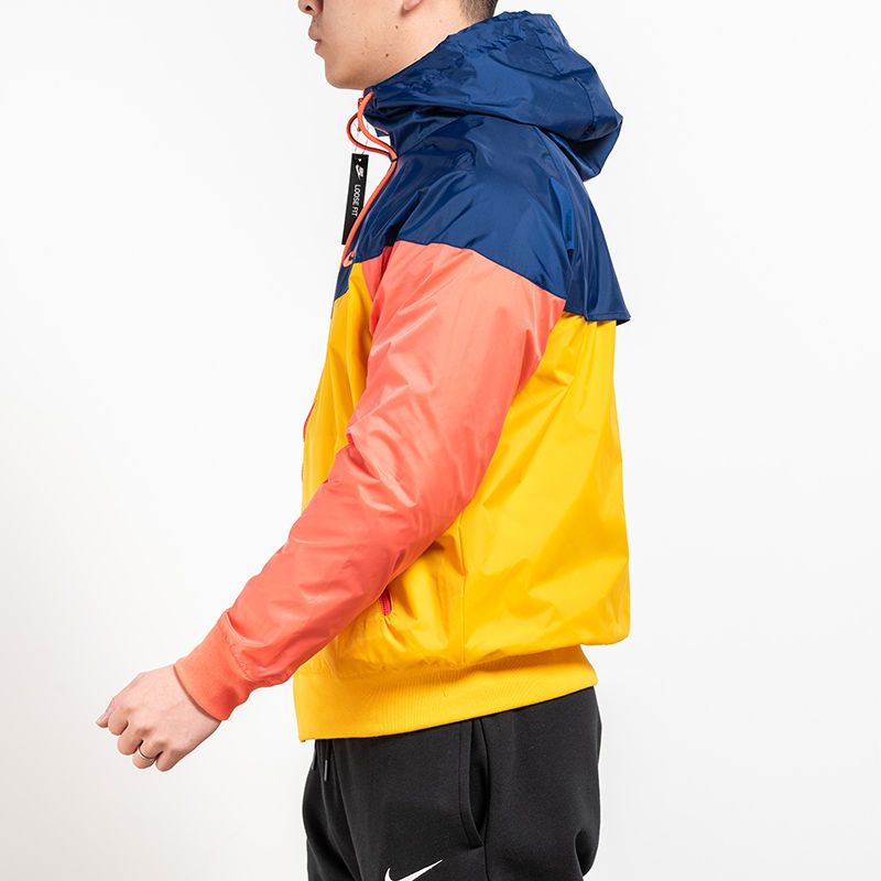 耐克男装新款风行者拼接梭织防风连帽运动休闲夹克外套ar2192739