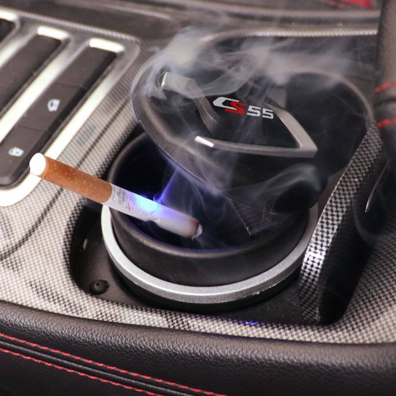 长安cs55车载烟灰缸多功能cs55plus车内烟灰缸带led灯汽车烟灰缸