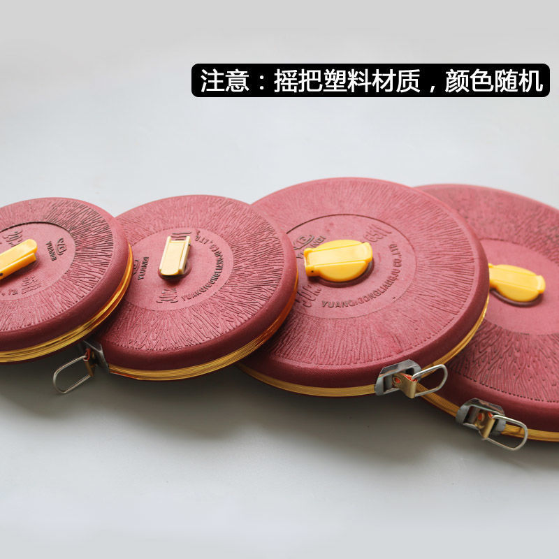 165871-防水皮尺布尺50米30米100米布尺20米10米玻璃纤维软皮尺圆盘米尺-详情图