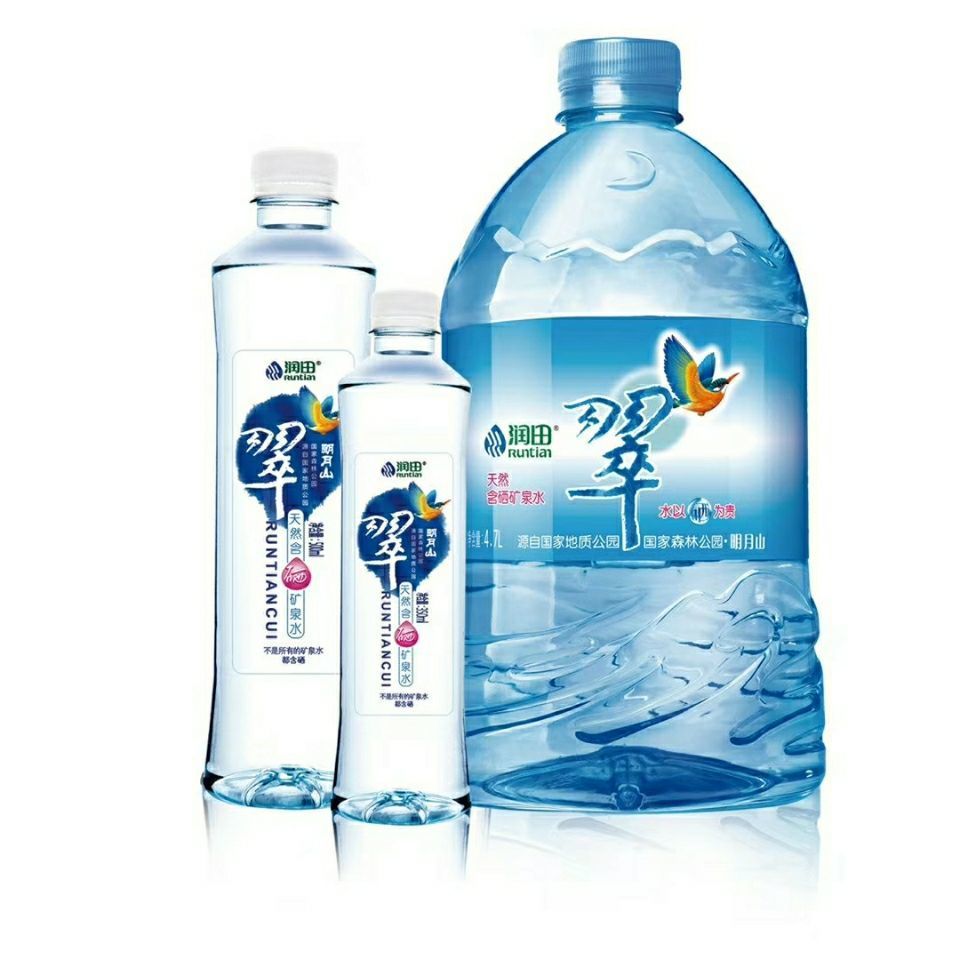 润田翠天然含硒矿泉水江西宜春明月山温汤富硒饮用矿泉水批发包邮