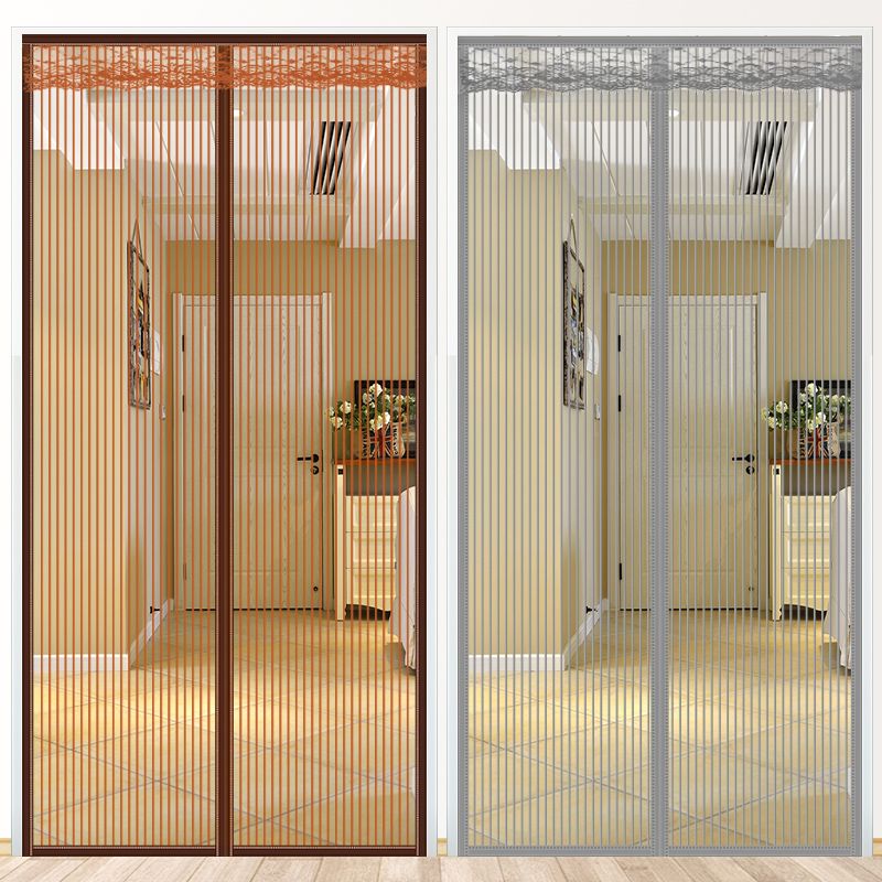 防蚊纱门帘夏季金刚网磁性自吸通风防蝇沙门家用客厅卧室大门静音