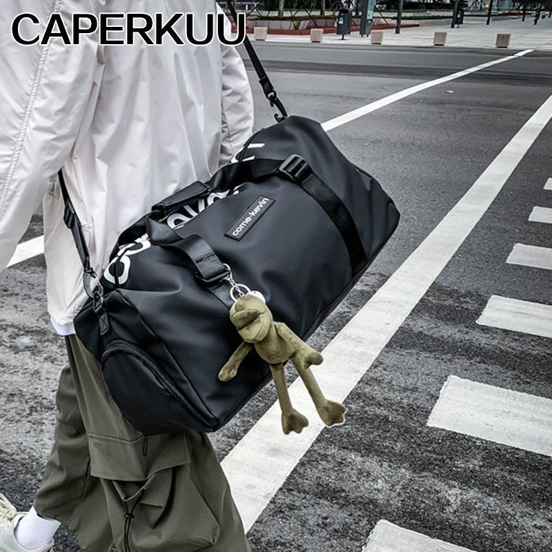 CAPERKUU旅行包男大容量轻便手提健身包干湿分离出差旅游行李袋女