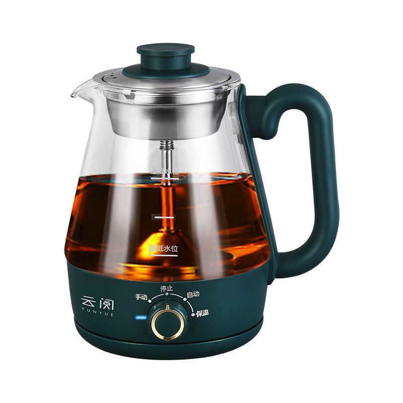 安化黑茶煮茶器全自动蒸汽煮茶壶蒸茶器养生壶电热烧水壶玻璃茶具