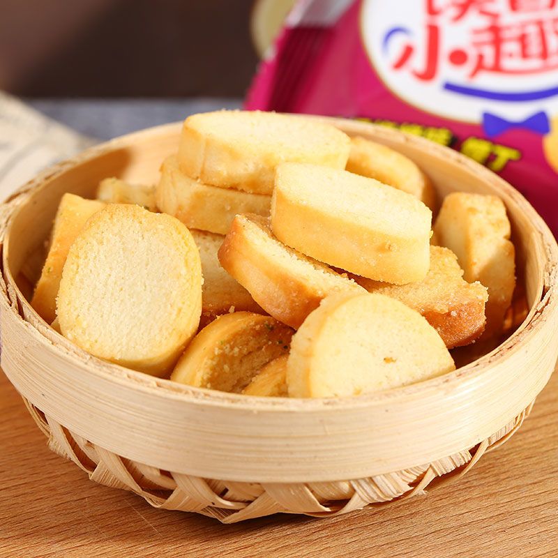 买40包送10包米多奇烤馍丁烤馍片批发馍丁休闲零食小吃批发