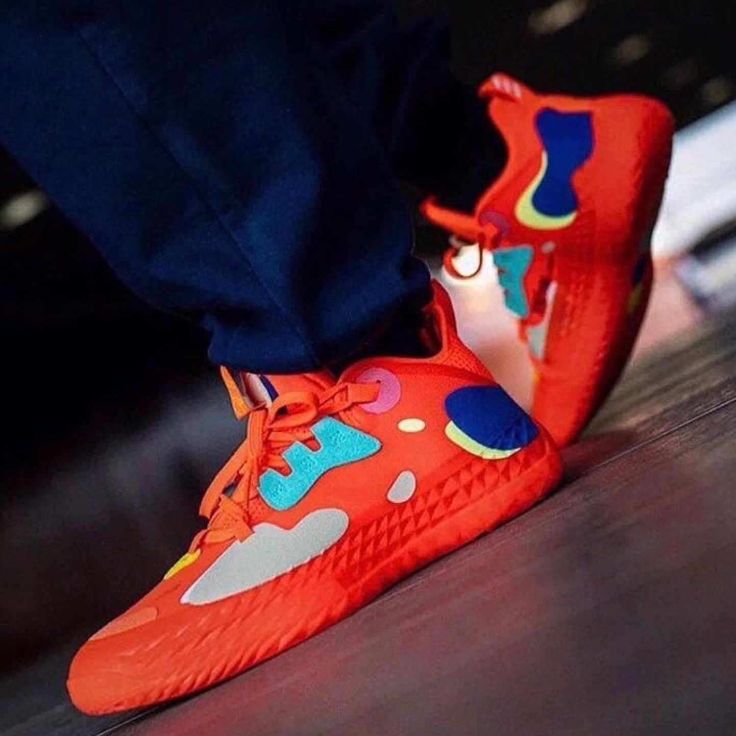 新hardenvol5哈登5代futurenatural男子橙红首发实战篮球鞋