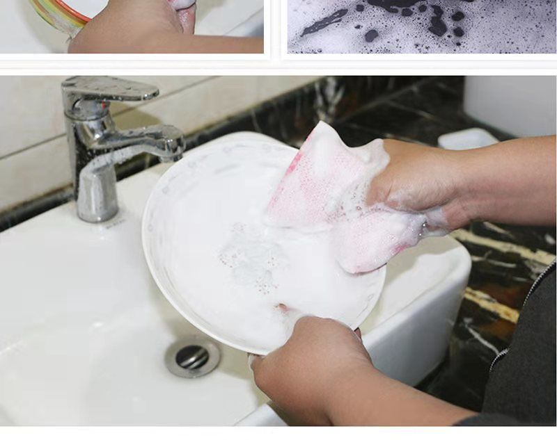 加厚抹布百洁布厨房刷碗布家用清洁神器洗碗布刷锅海绵擦洗刷大王