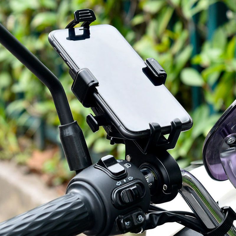 外卖骑手铝合金手机架代驾电动摩托电瓶车自行车车载骑行导航支架