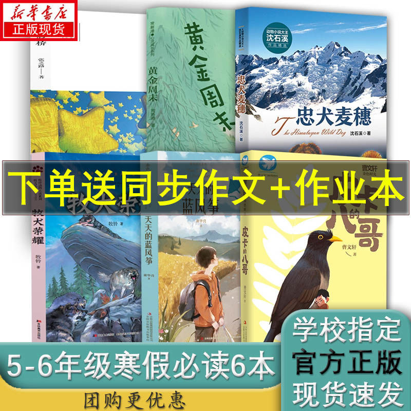 黄金周末书籍远方的渡桥牧犬荣耀忠犬麦穗皮卡的八哥天天的蓝风筝