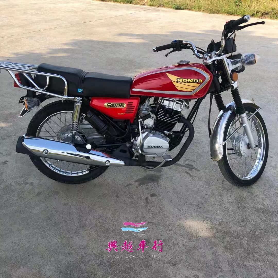 原裝廣州本田cg125cc國產平板cg摩托車男士跨騎燃油車拉重貨整車2月28