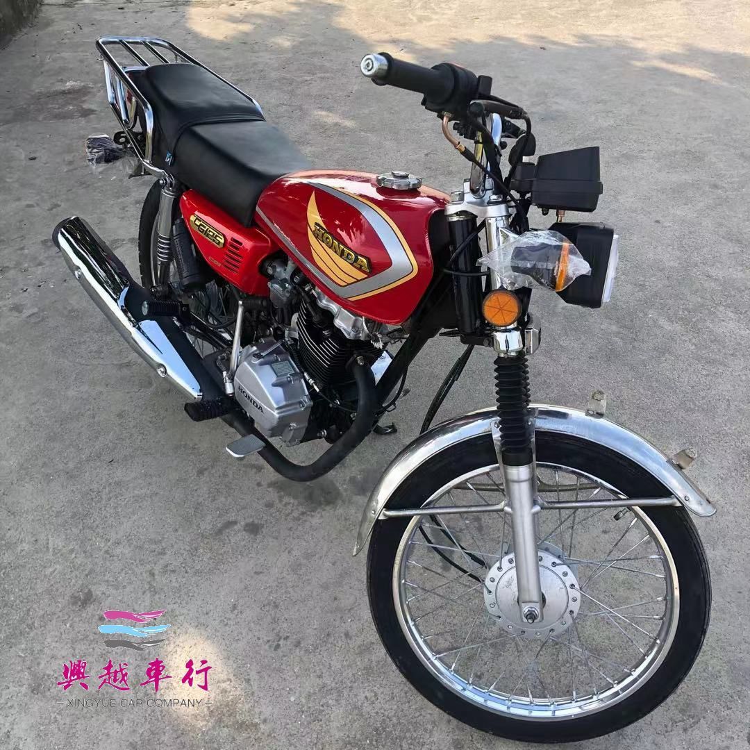 原裝廣州本田cg125cc國產平板cg摩托車男士跨騎燃油車拉重貨整車2月28