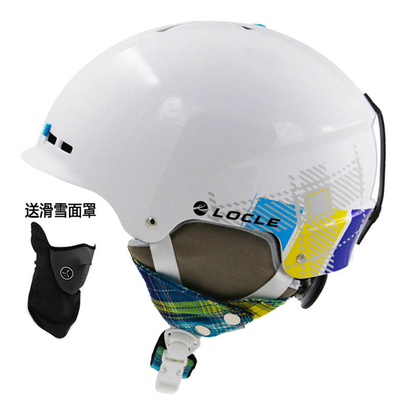locle竞赛级滑雪头盔成人男女单板双板滑雪帽子保暖滑雪护具装备