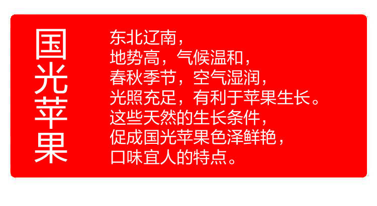 正宗东北老式国光苹果老树国光小苹果酸甜脆新鲜水果批发包邮