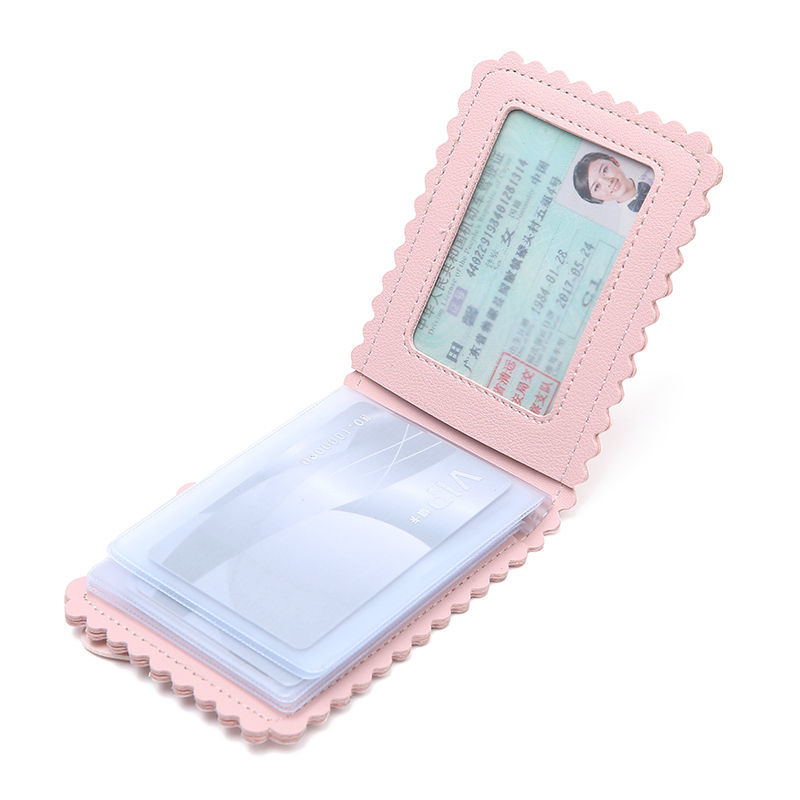 Personalized and creative cute driver's license leather case for women, ultra-thin driver's license card holder, multi-functional two-in-one bag