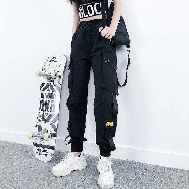 Regular / plush good-looking inexpensive autumn and winter overalls girls loose casual hip-hop Korean fashion size