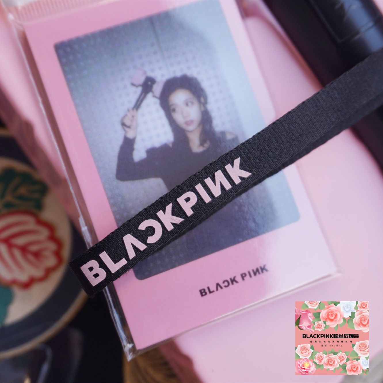 blackpink应援锤应援棒lisa演唱会手灯粉墨应援周边应援灯荧光棒