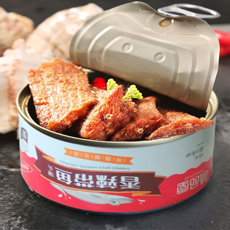 106391-味品堂全家福带鱼黄花鱼组合罐头106g*8罐装即食海鲜下饭菜鱼肉熟-详情图