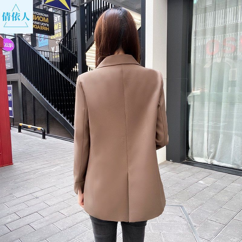Small suit jacket female 2022 spring new fashion Korean version temperament loose British style suit jacket trendy ins