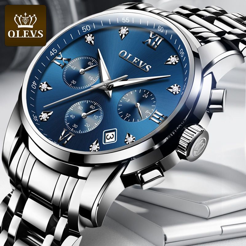 瑞士新款正品名牌手表男士世界十大名表精钢多功能