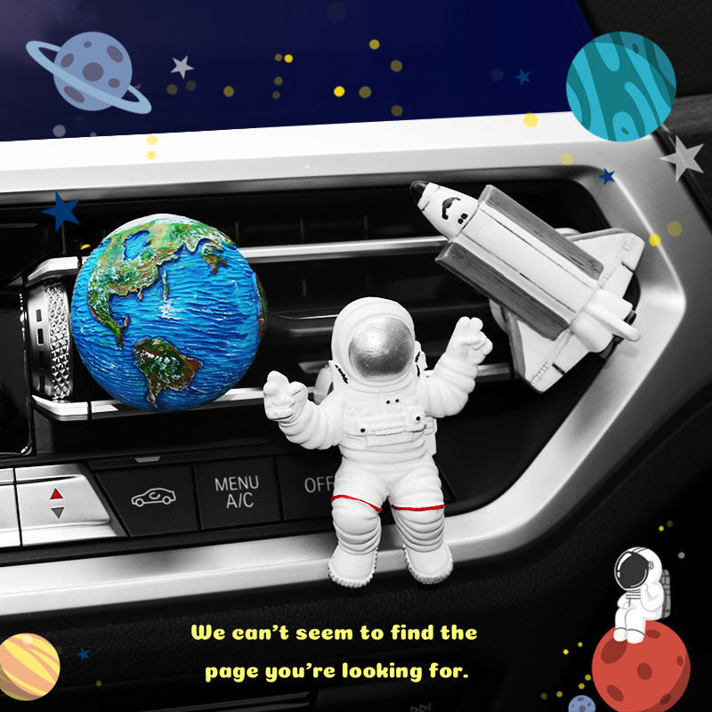 Space astronaut car air outlet air conditioning outlet decoration car jewelry decoration creative cute aromatherapy perfume clip