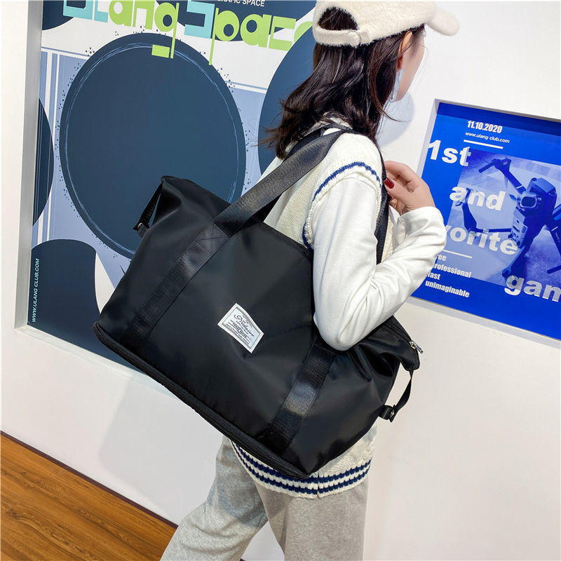 米芝妮旅行包女短途行李包大容量手提旅游包轻便防水待产包收纳包