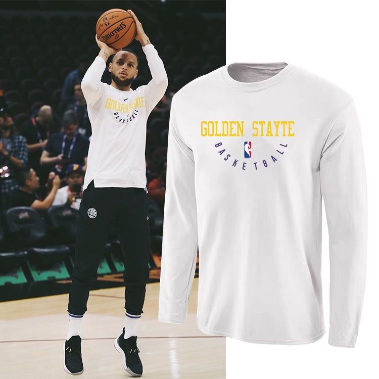 Spring and autumn T-shirt youth sports long-sleeved star playing uniform student playing jersey men's all-match bottoming shirt