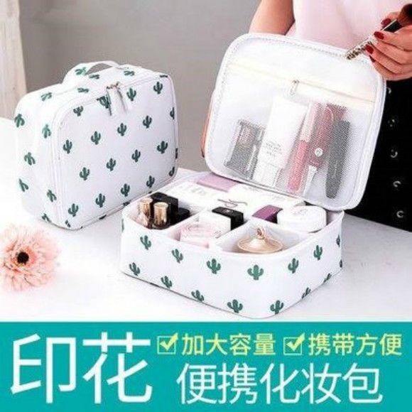 旅行大容量化妆包出差收纳袋小淑女韩国可爱少女心便携防水洗漱包