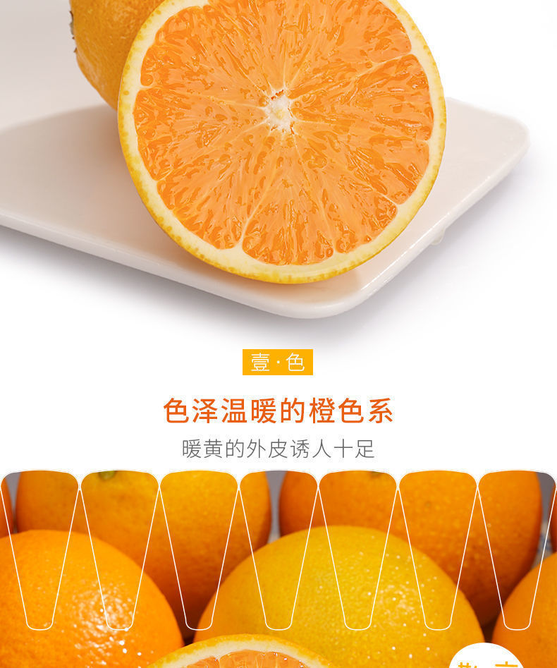 【精品】正宗赣南脐橙江西橙子新鲜水果孕妇手剥橙应季甜脐橙批发