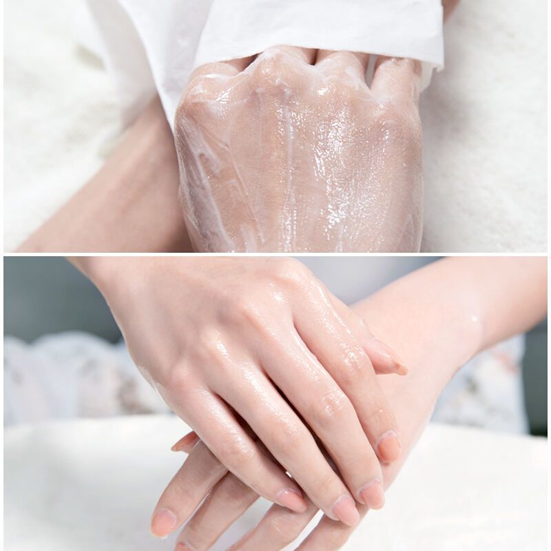 日本手膜手霜玫瑰嫩白保湿补水去角质细嫩双手细纹手部护理套手摸