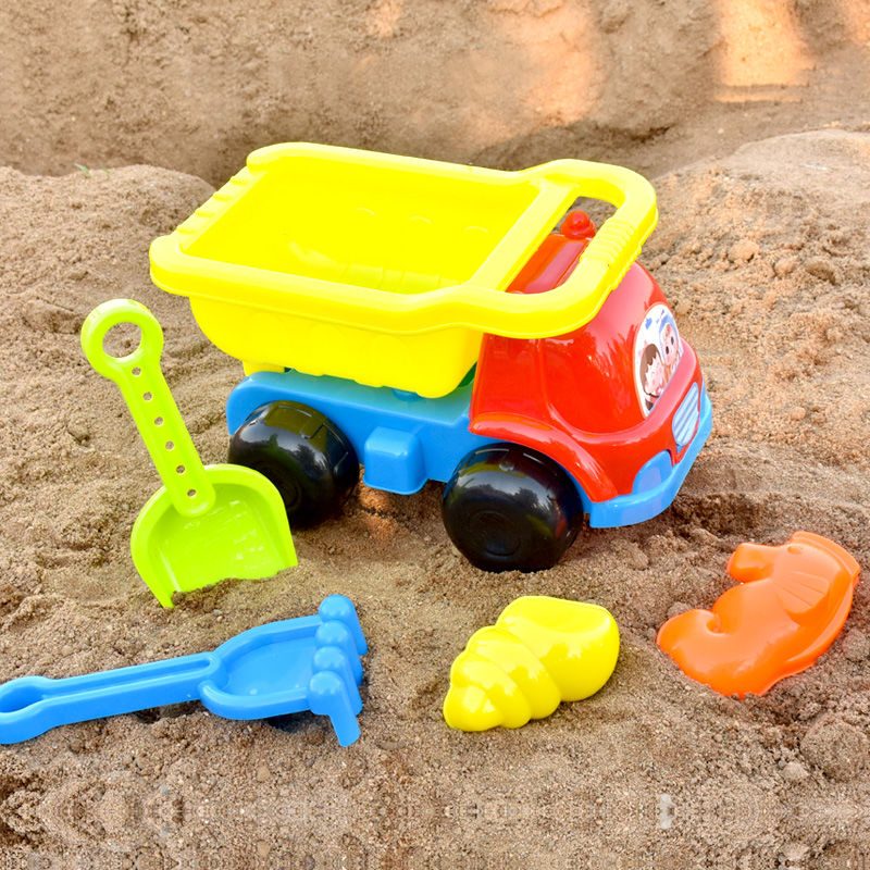 儿童挖沙子沙滩玩具套装宝宝铲子向日葵沙漏桶和车组合男孩女孩