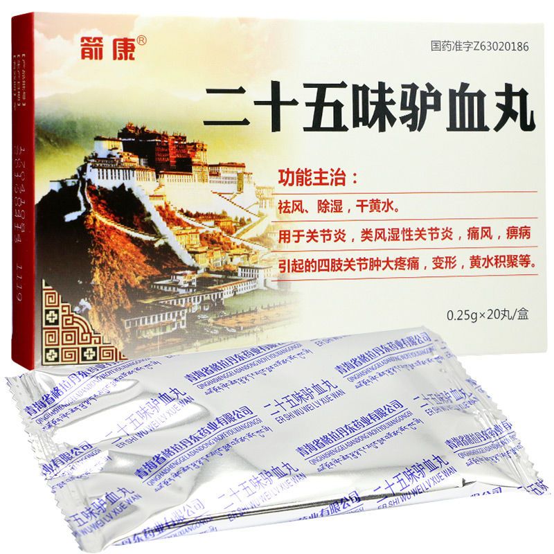 箭康 二十五味驴血丸 0.