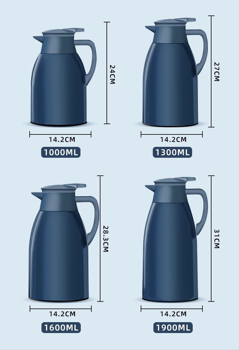保温水壶家用开水壶热水瓶玻璃内胆暖水壶大容量保温壶便携保温瓶