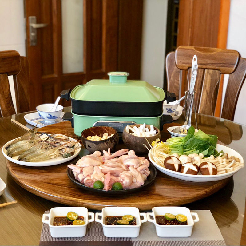 23322-正宗海南文昌鸡椰子鸡火锅套餐配料农家散养小母土鸡走地鸡汤蘸料-详情图