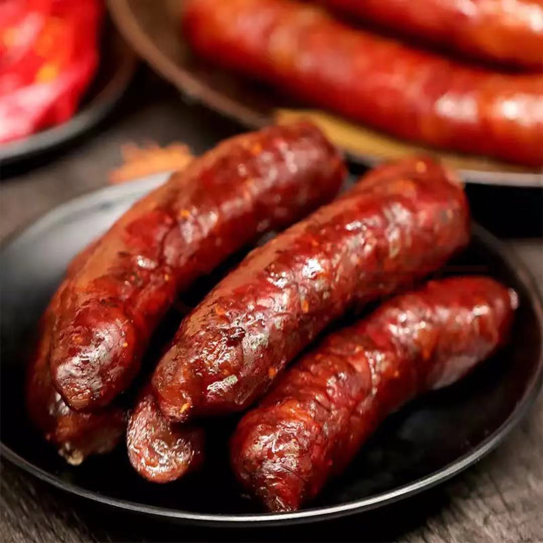 辣员外 川味麻辣香肠腊肉腊肠特产农家手工自制腊味烟熏江门腊肠烤肠
