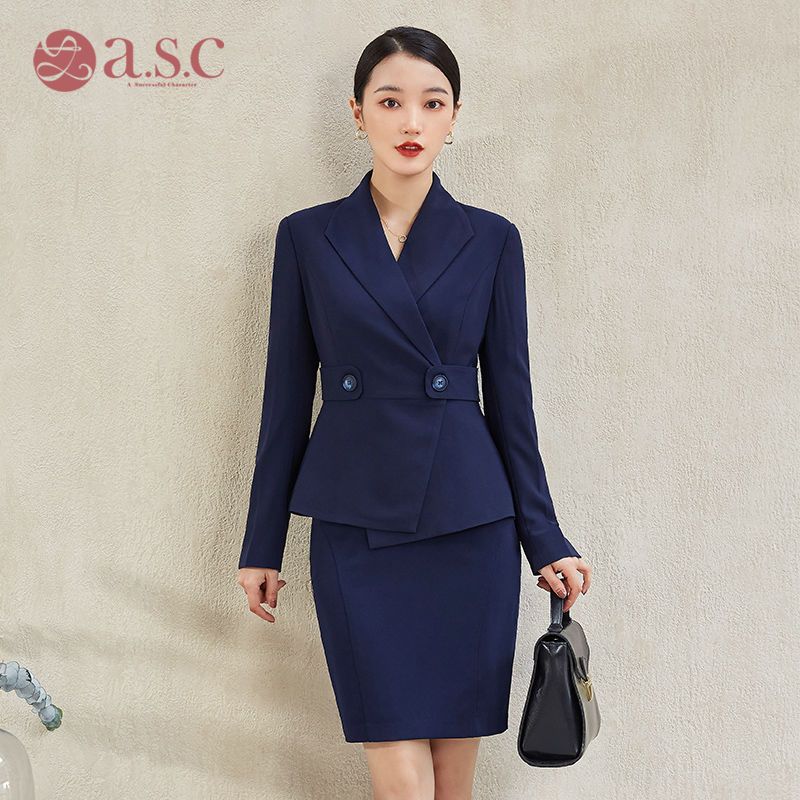 艾尚臣职业套装修身气质女士正装经理店长职业装气质