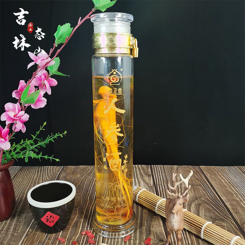 东北特产吉林长白山人参酒人参枸杞酒42度1000毫升/瓶节日送礼