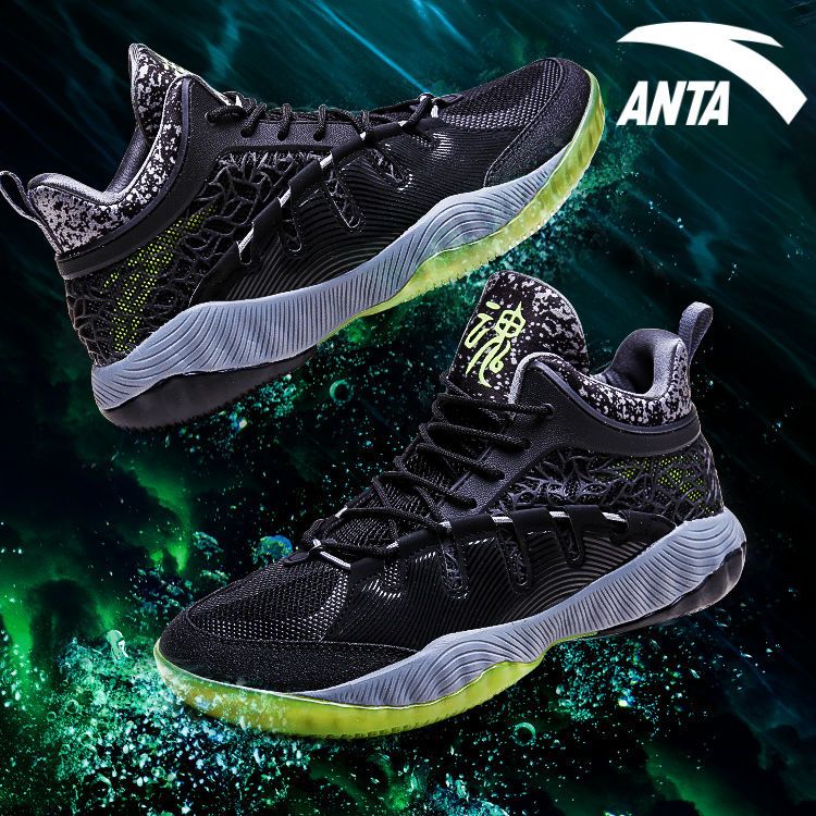 安踏篮球鞋男鞋汤普森kt5战靴2021新款要疯4毒液球鞋子透气运动鞋-领