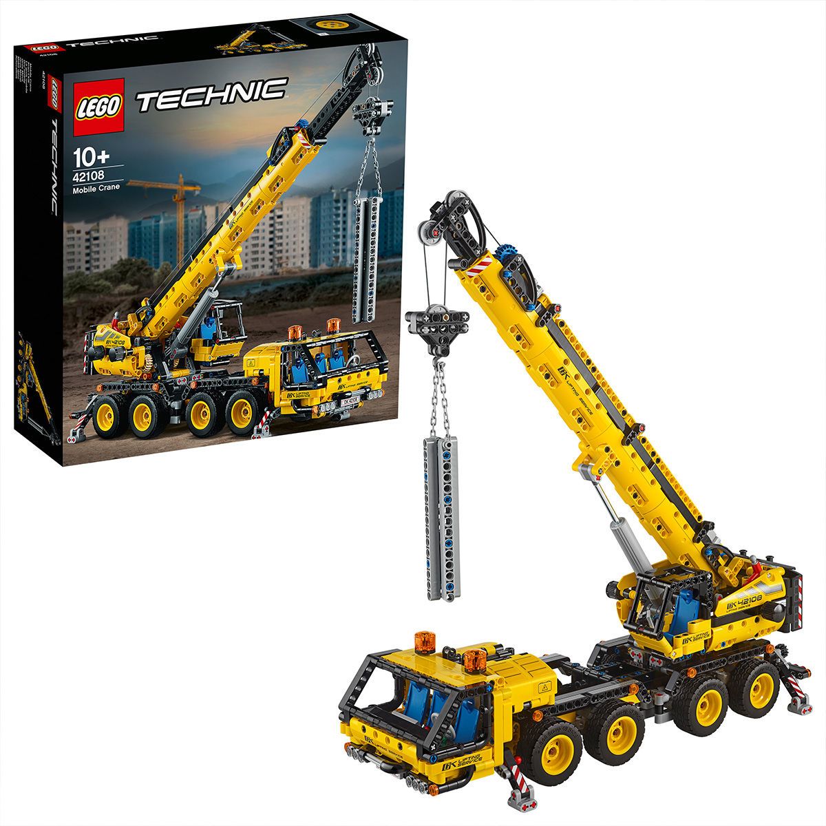 lego42108乐高积木玩具科技机械组移动式起重机