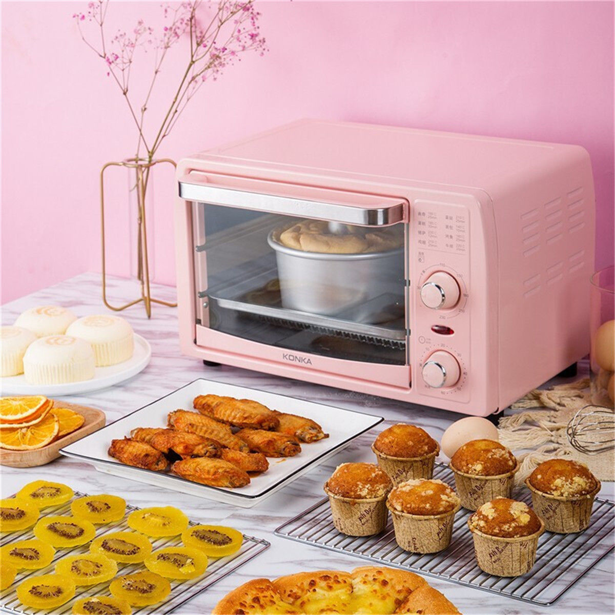 康佳电烤箱家用多功能小型烤箱烘焙蛋糕蛋挞鸡翅迷你10-13L