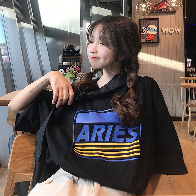 Large size women's short-sleeved t-shirt women's summer 300 jin loose Korean version student ulzzang Harajuku style wild ins top