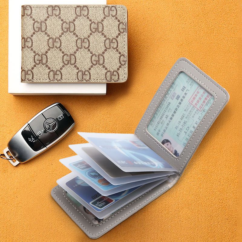 Motor vehicle driver's license leather case driving document bag men's and women's two-in-one multi-functional ultra-thin card holder personalized driver's license cover